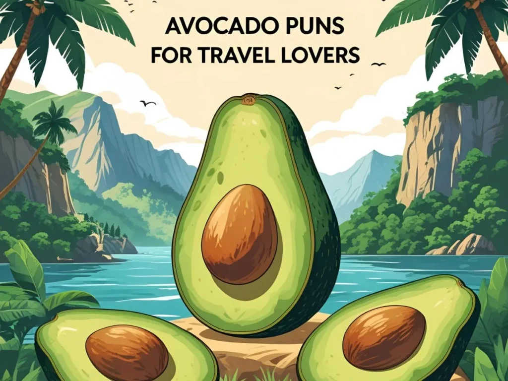 Avocado Puns for Travel Lovers