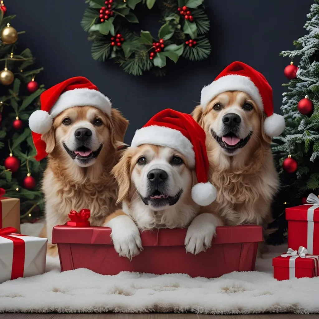 Christmas dog puns