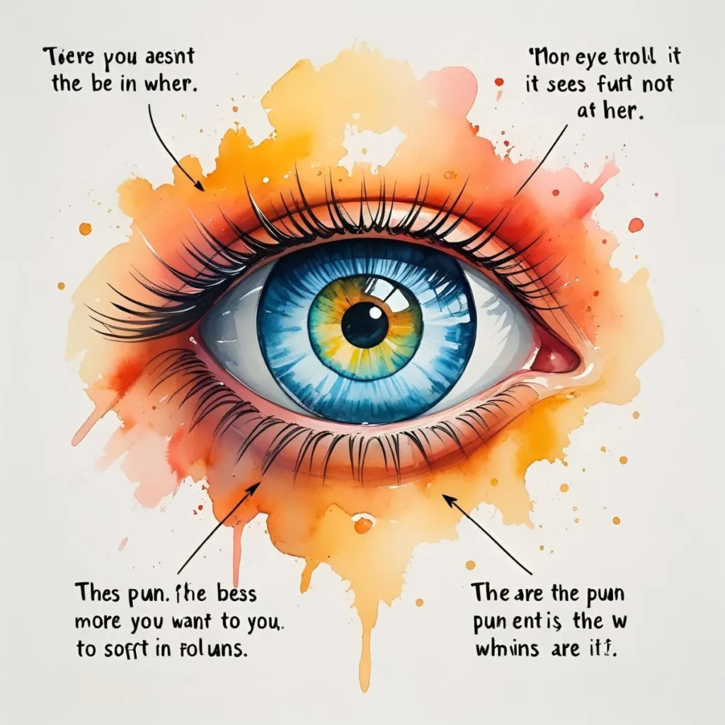 Eye puns captions
