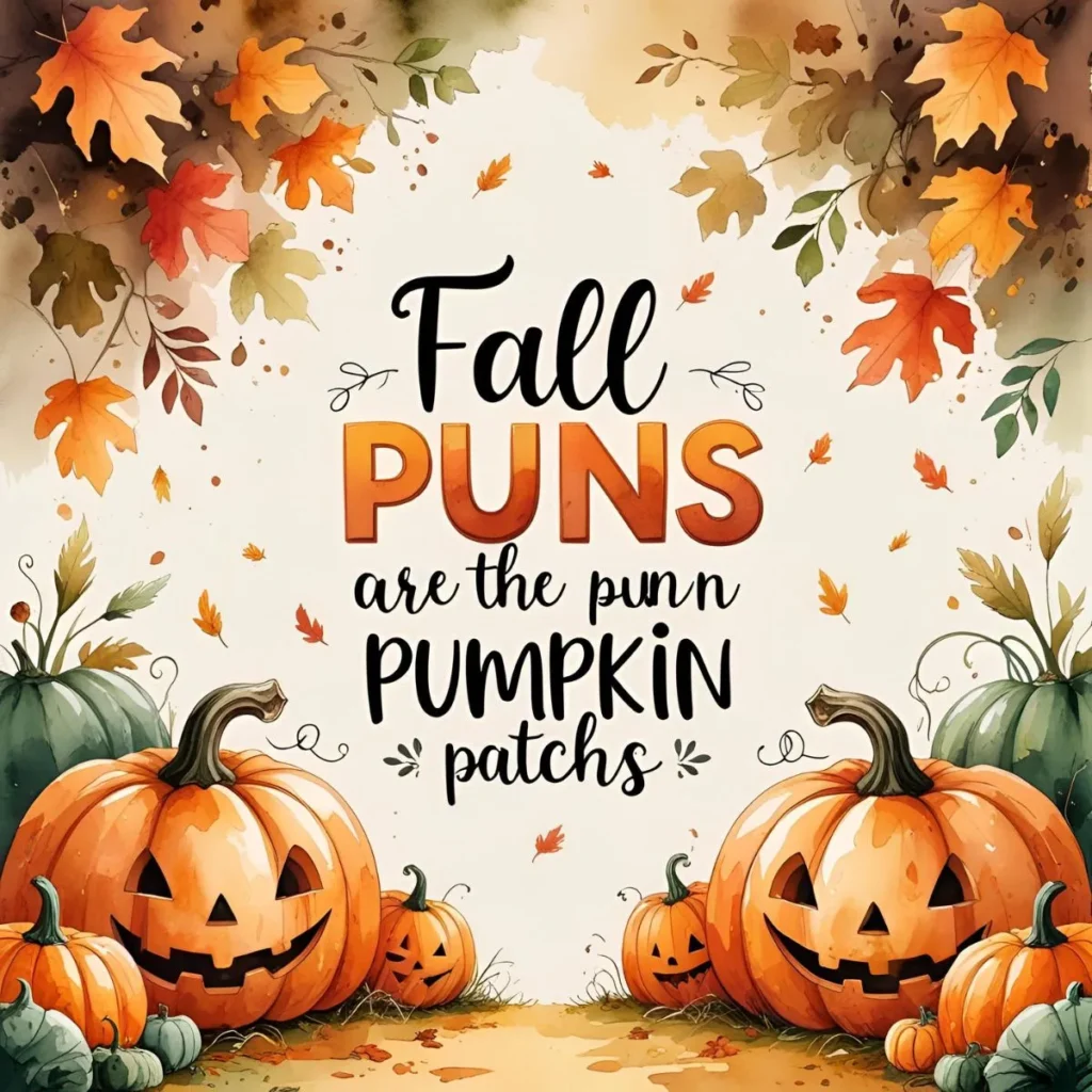 Fall Puns Captions