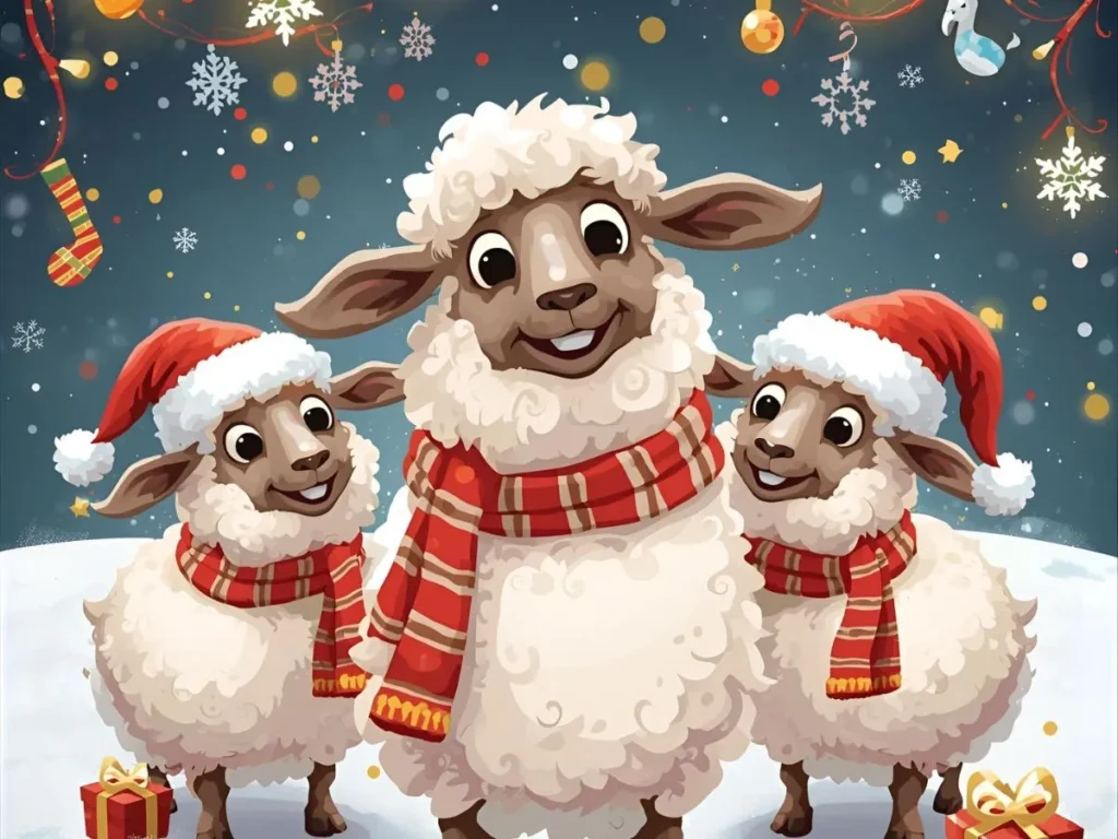 Fleece Navidad – Holiday Sheep Puns