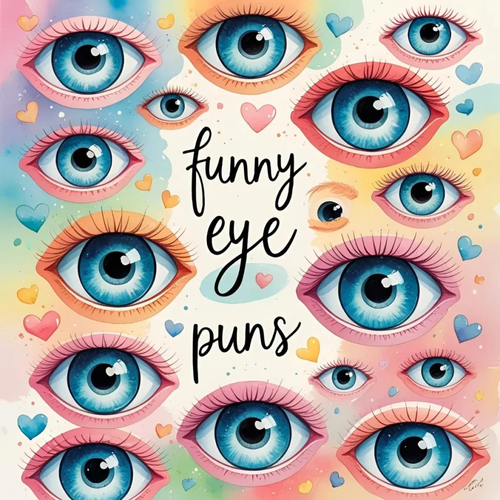 Funny eye puns