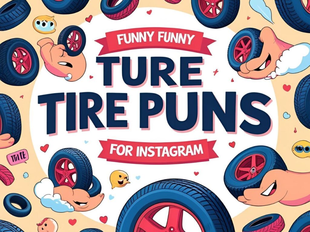 Funny Tire Puns for Instagram