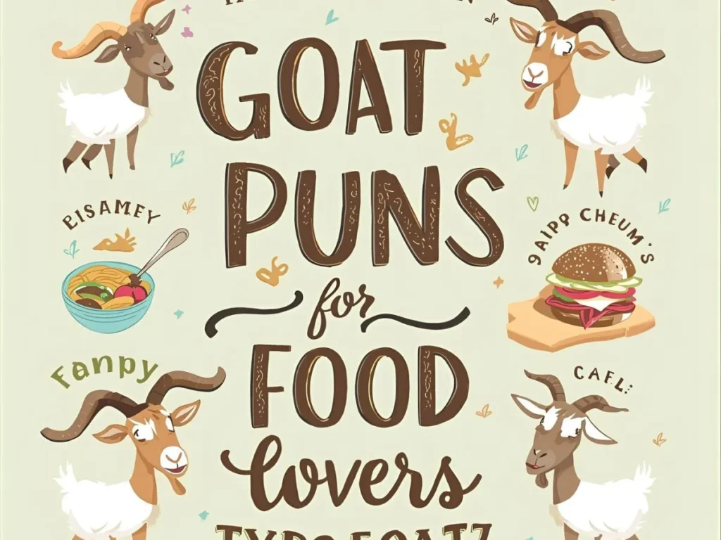 Goat Puns for Food Lovers