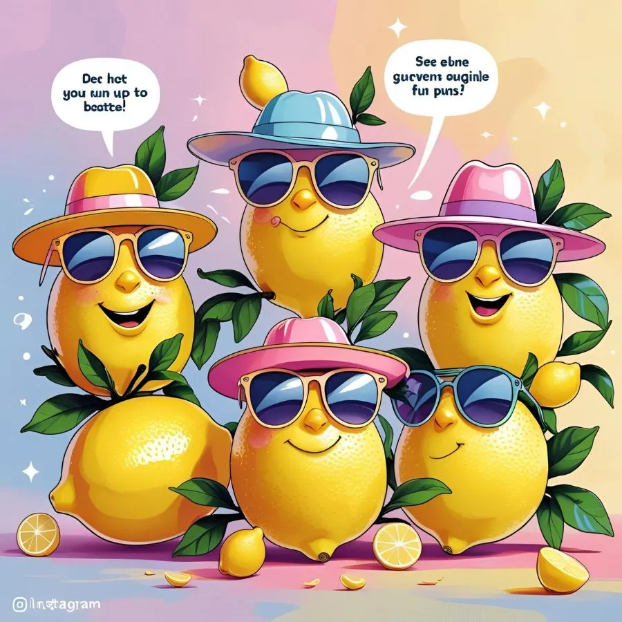 Lemon Puns for Instagram