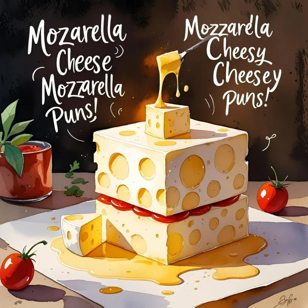 Mozzarella Cheese Puns