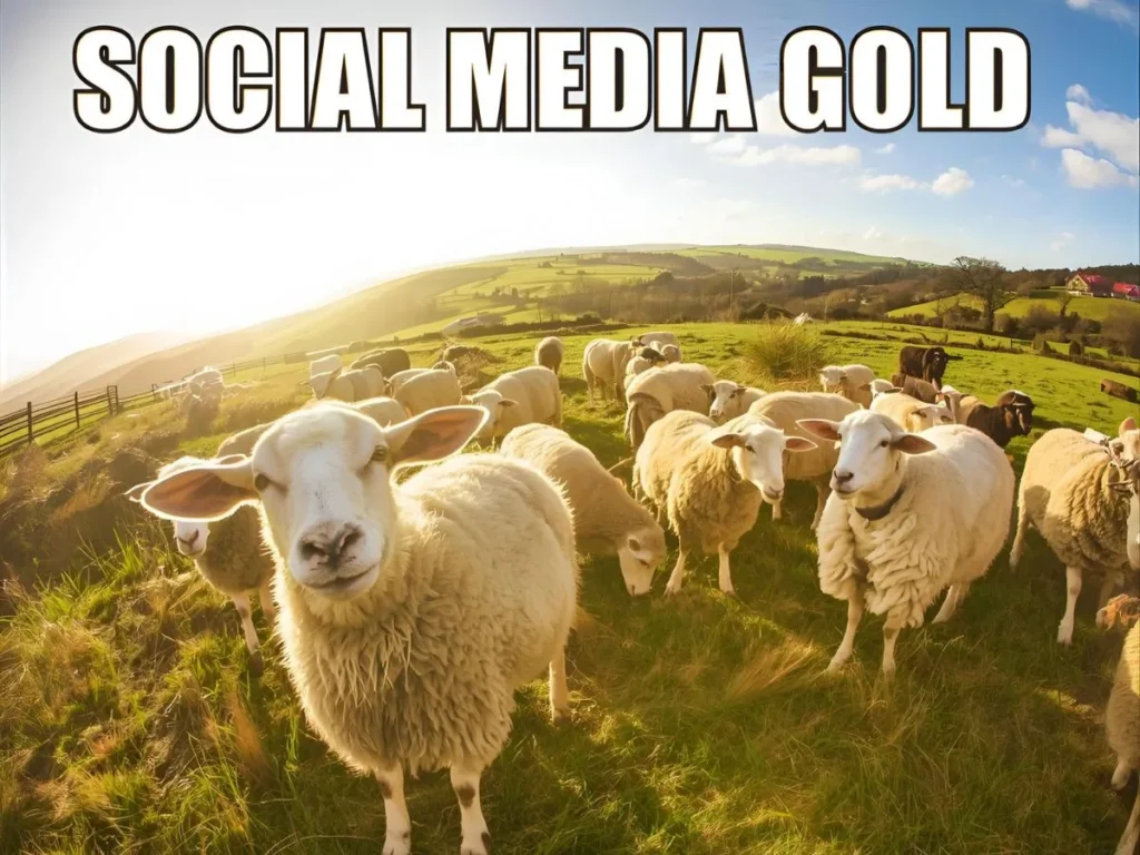 Social Media Gold – Caption-Ready Sheep Puns