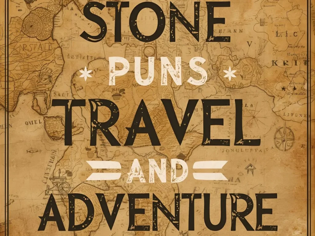 Stone Puns for Travel and Adventure