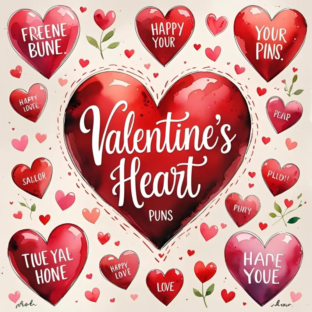 Valentine’s Heart Puns