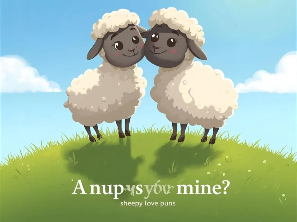 Wool You Be Mine? – Sheep Love Puns