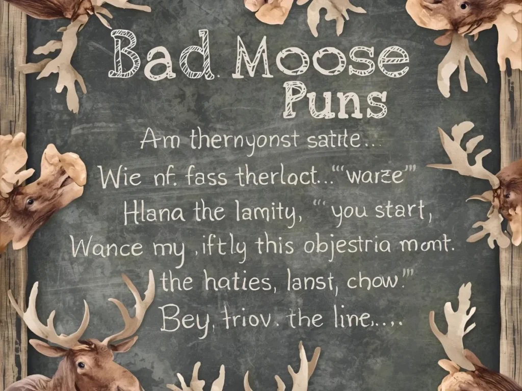 Bad Moose Puns