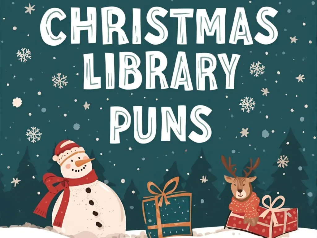 Christmas library puns