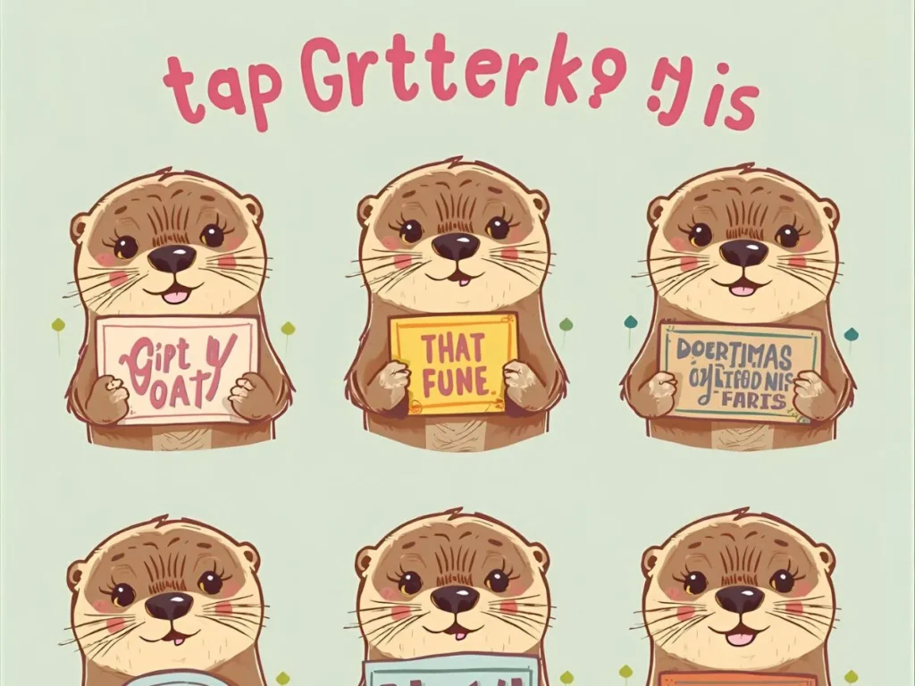 Cute Otter Puns