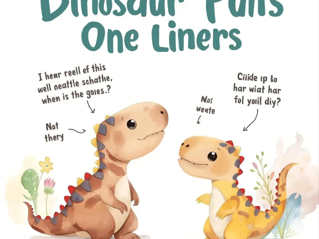Dinosaur Puns One Liners