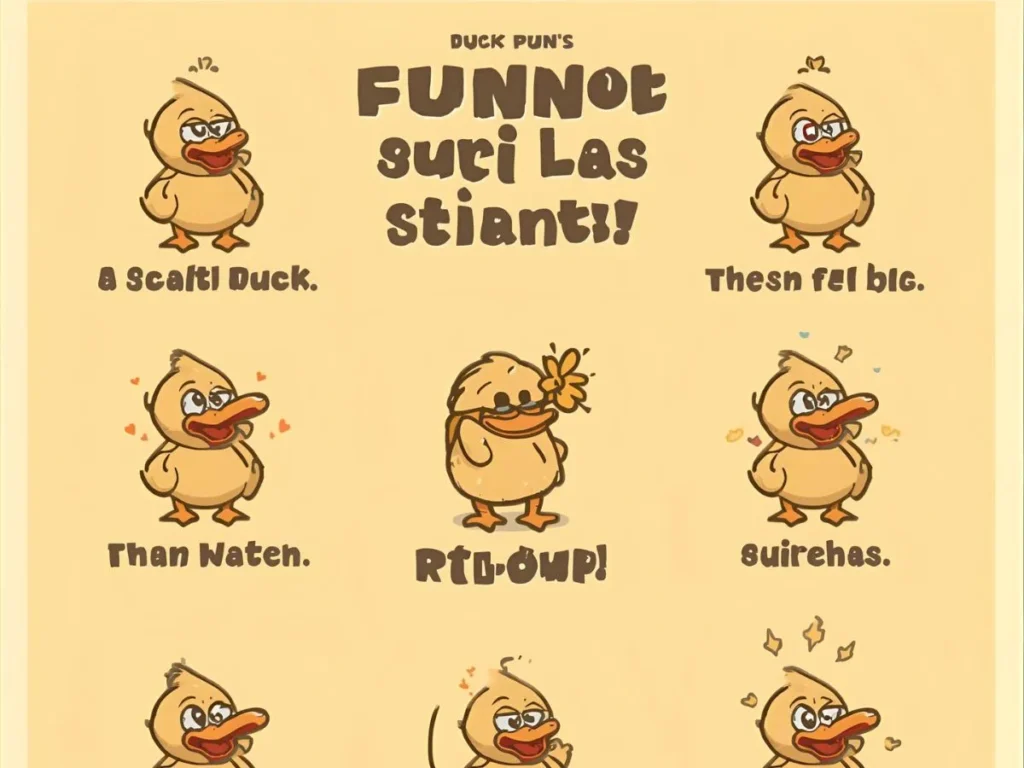 Funny Duck Puns
