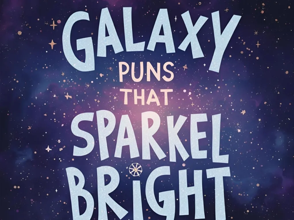 Galaxy Puns That Sparkle Bright