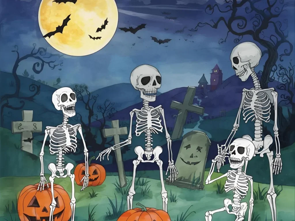 Halloween skeleton puns