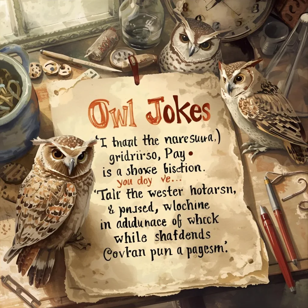 Owl Puns Owl Jokes