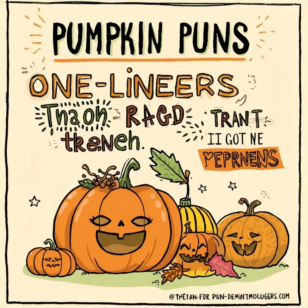 Pumpkin Puns One-Liners