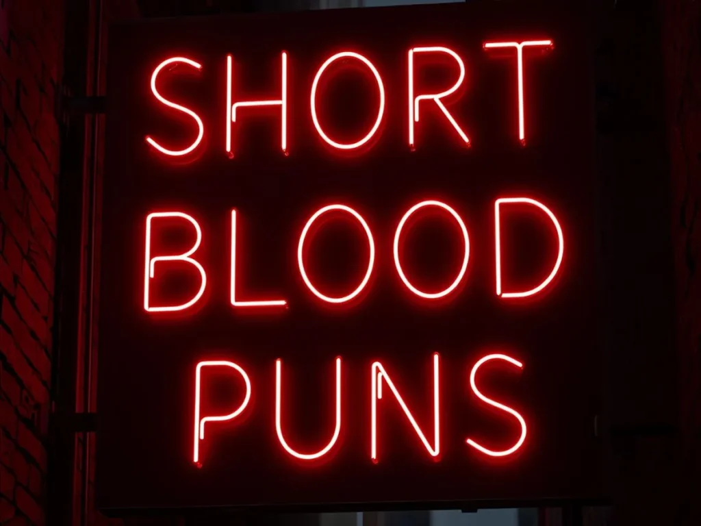 Short Blood Puns