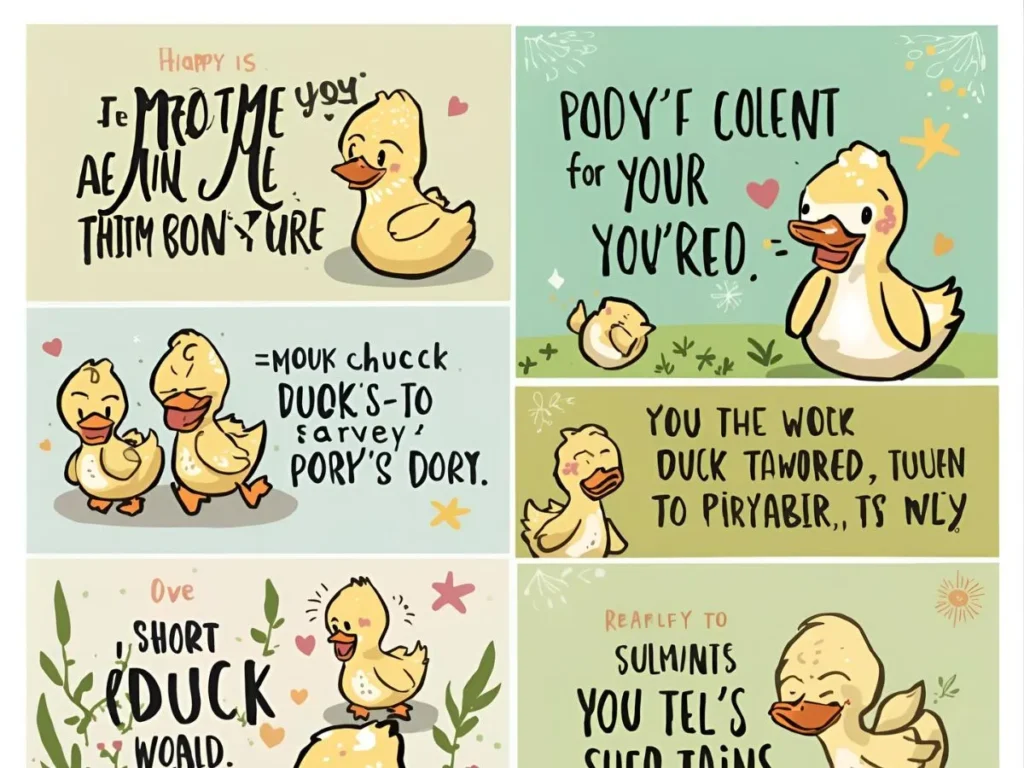 Short Duck Puns