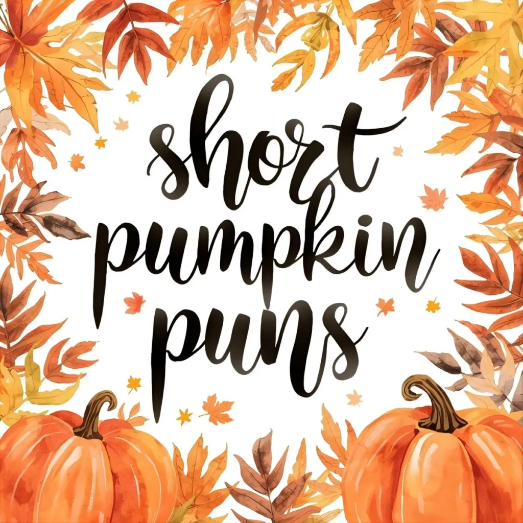 Short Pumpkin Puns