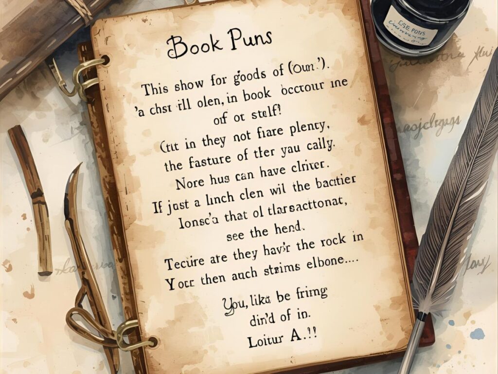  Book Puns One Liners