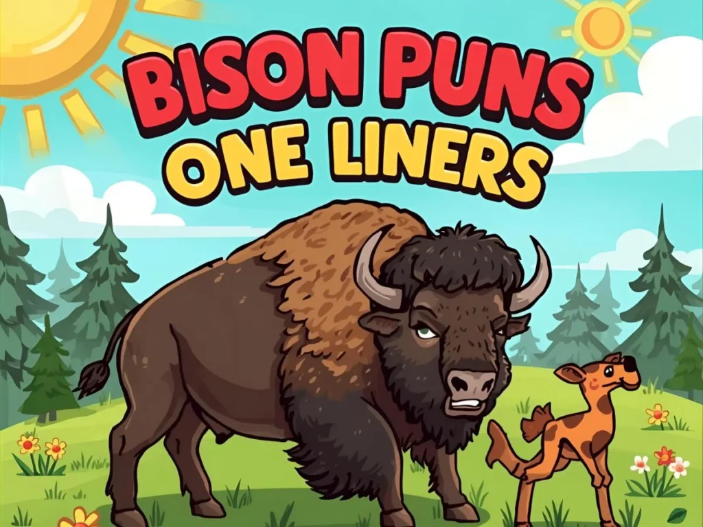 Bison Puns One Liners