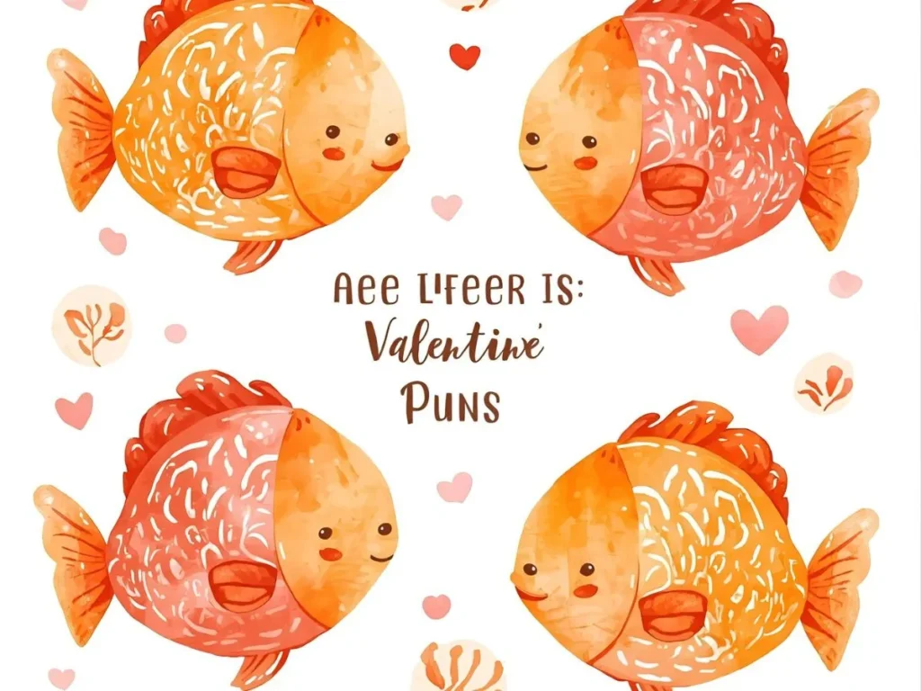 Cute Fish Valentines Puns