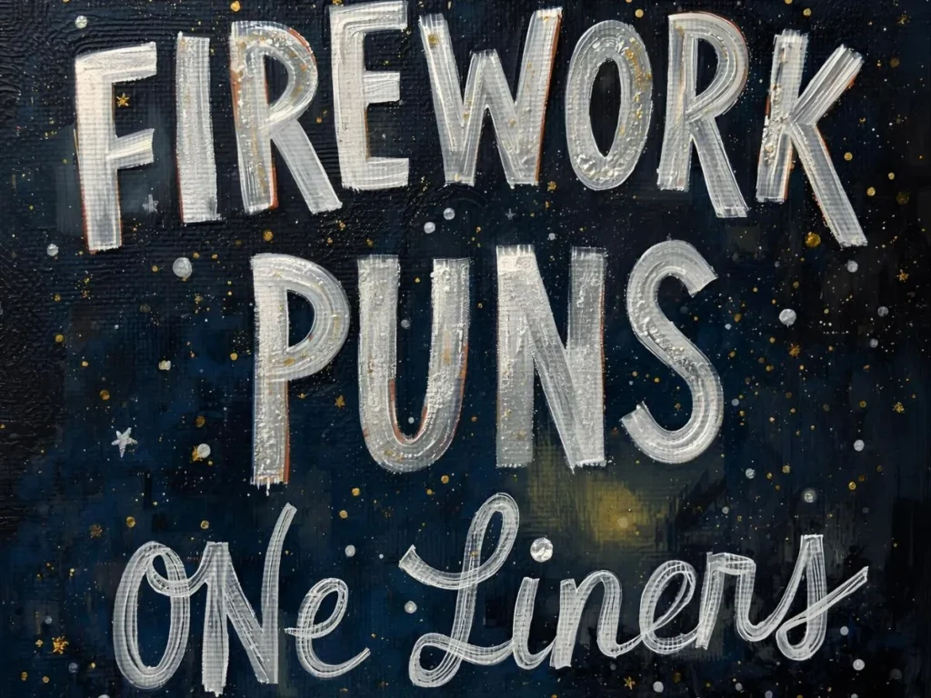 Firework Puns One Liners