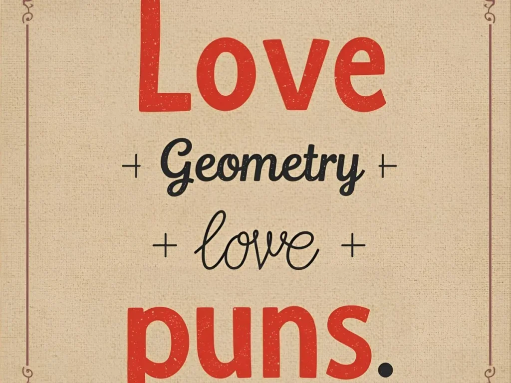Geometry Love Puns