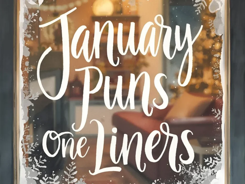 January Puns One Liners