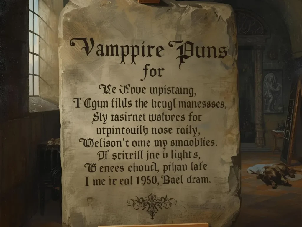 Vampire Puns for Instagram Captions