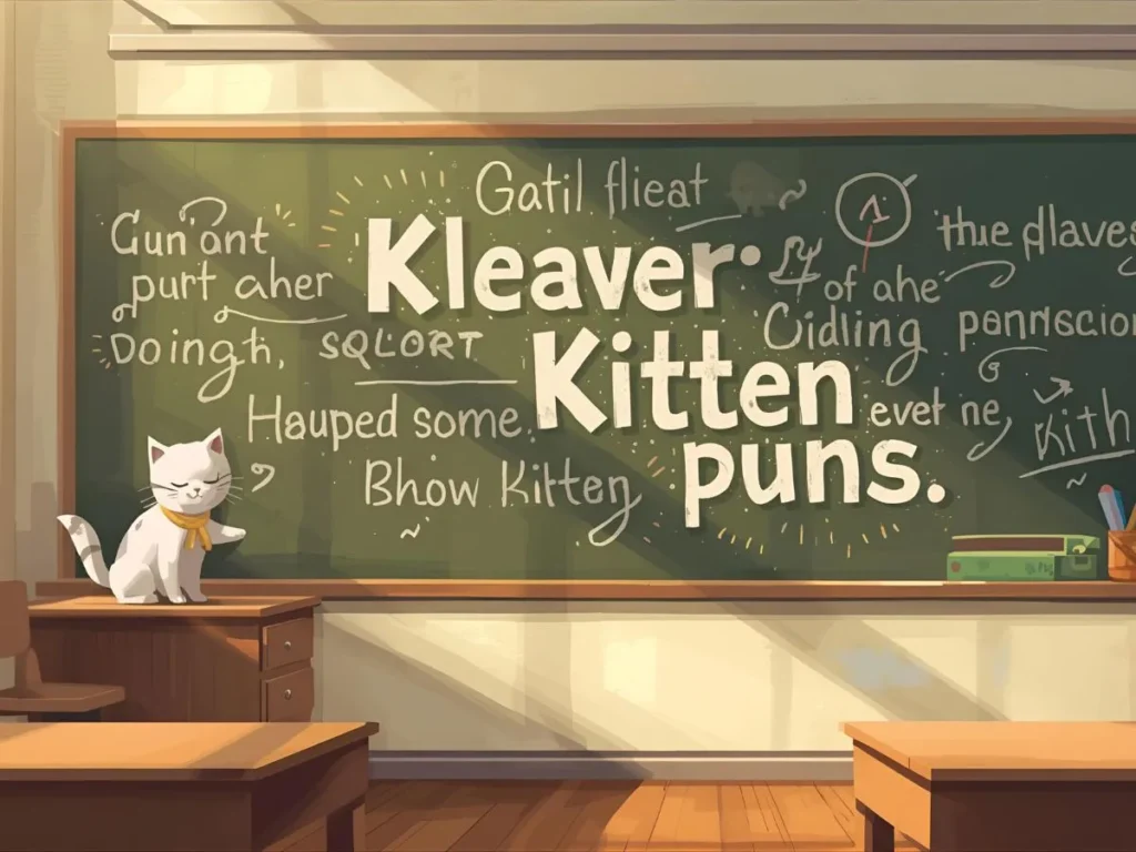 Clever Kitten Puns