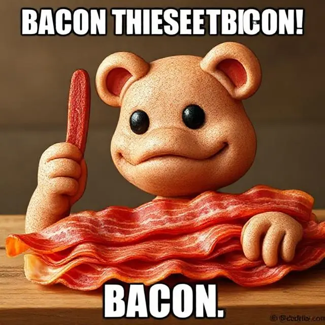 Cute bacon puns