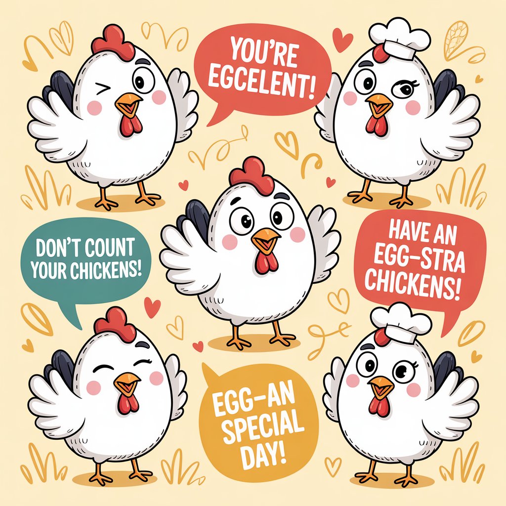 Cute Chicken Puns