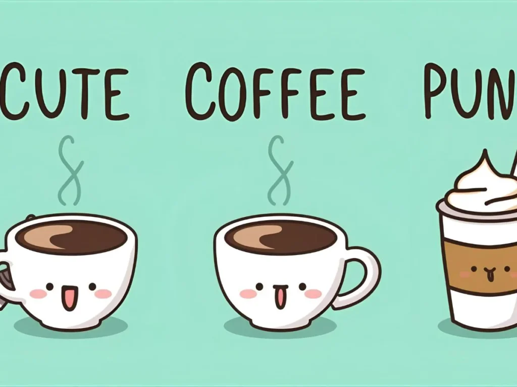 Cute Coffee Puns