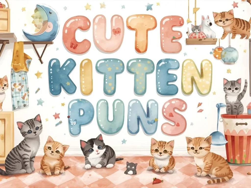 Cute Kitten Puns