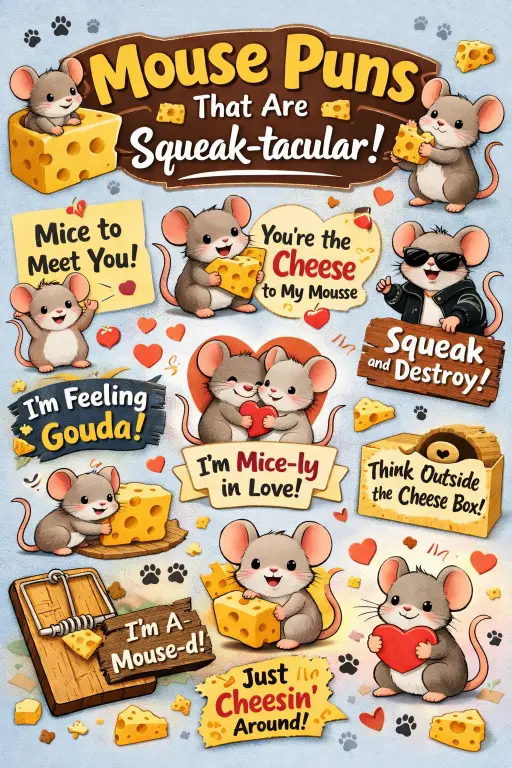 🐭 Mouse Puns That Are Squeak-tacular 2026